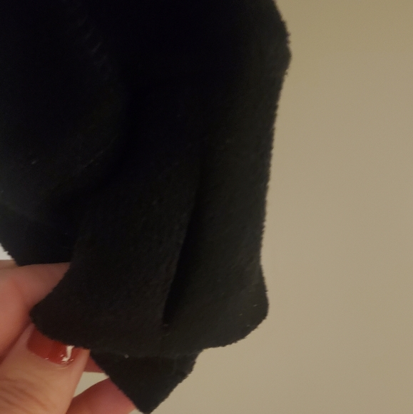 SOLD Size Small Black Full Zip Sweater (cozy fuzzy comfortable stretchy). - Picture 3 of 5